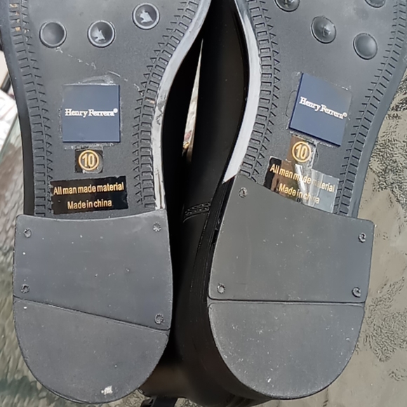 Henry Herrera Black Jeweled Ankle Rain Boots - Picture 7 of 9